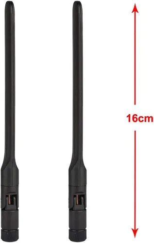 Miniatura 2 de Bingfu Antena externa SMA macho 4G LTE 3dBi (paquete de 2) compatible con enrutador inalámbrico 4G LTE CPE Hotspot Industrial IoT router celular