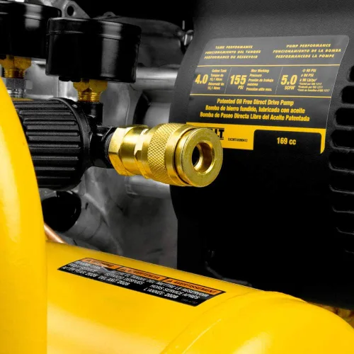 Miniatura 7 de DeWalt Compresor de aire de accionamiento directo del motor Honda sin aceite portátil de 4 galones (DXCMTA5590412)