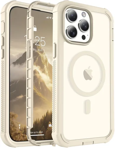 Miniatura 113 de jaroco - Funda magnética compatible con MagSafe para iPhone 11 de 6.1 pulgadas; protección de grado militar contra caídas, de doble capa