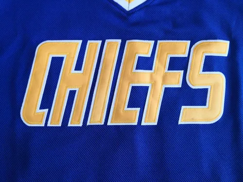 Miniatura 8 de Phoneutrix Hanson Brothers Charlestown Chiefs 16 Jack 17 Steve 18 Jeff Slap Shot Movie Hockey Jersey Azul