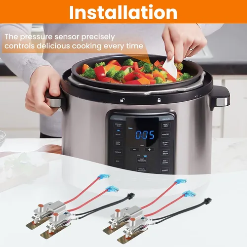 Miniatura 7 de Sensor de presión de 2 piezas para olla permanente, sensor de olla a presión o interruptor compatible con Cuisi-Nart Farber-Ware Gour-mia