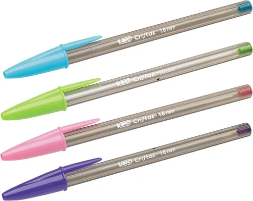 Miniatura 3 de BIC Cristal - Bolígrafos de bola, paquete de 8, colores surtidos (Fashion + Estándar) - Punta de 1,6 mm con escritura suave
