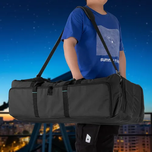 Miniatura 6 de samdew Funda para telescopio, bolsa de telescopio de doble capa para almacenamiento de telescopios astronómicos, funda acolchada de transporte