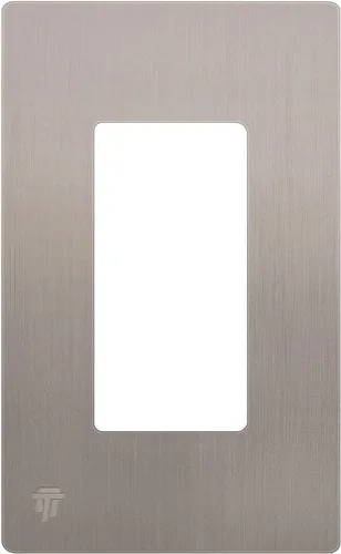 Miniatura 93 de ENERLITES Placas de pared decorativas sin tornillos, cubiertas de tomacorrientes seguras para niños, tamaño de 4 posiciones, 4.68" H x 8.30" L, Negro