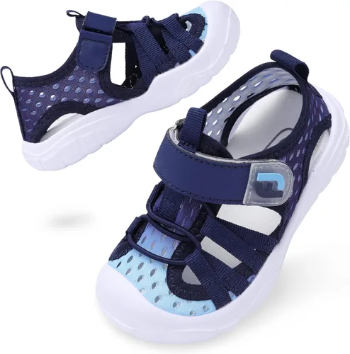 JOINFREE Zapatos de agua para niños y niñas, transpirables, Qucik, tenis de agua seca, sandalias deportivas de playa, ligeras, descalzas, flexibles