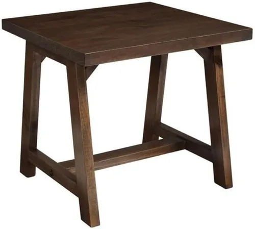 Miniatura 13 de Simpli Home - Sawhorse - Mesa de centro, color castaño oscuro., Pino, Distressed Grey