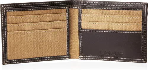 Miniatura 5 de Timberland PRO - Cartera de lona para hombre piel RFID ventana trasera para identificación