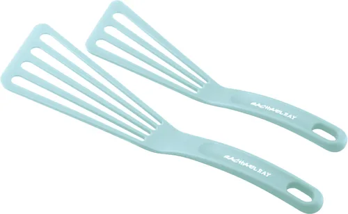 Miniatura 8 de Rachael Ray KitchenTools and Gadgets - Utensilios de cocina de nailon, espátula, espátula, torneros de pescado, 2 piezas, color rosa