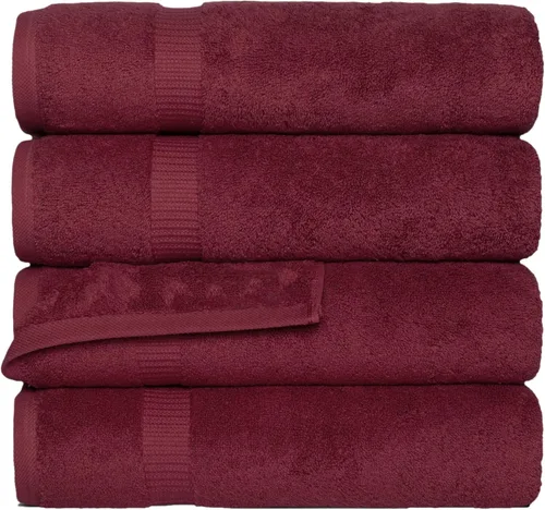 Miniatura 43 de Juego de alfombra de baño 100 % de algodón turco para hotel y spa de lujo y opciones de tapete de baño de espuma viscoelástica
