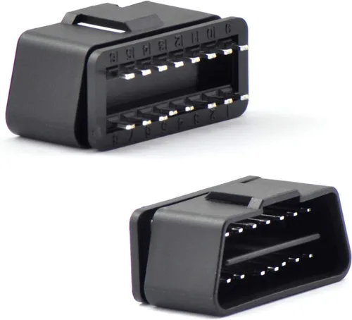 Miniatura 8 de 16 Pin OBD 2 OBDII Conector macho OBD2 16 pin Adaptador J1962 Conector OBDII Plug con tornillos Conector de cable de diagnóstico del coche