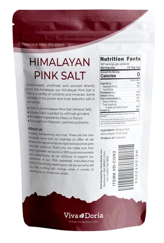 Miniatura 2 de Sal gruesa de mar cristalina himalaya de color rosa