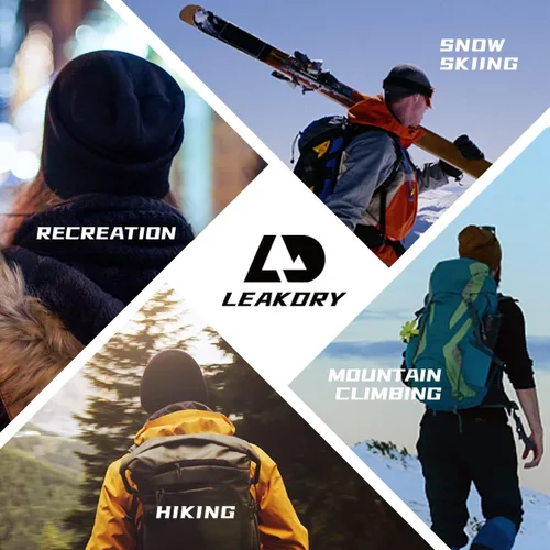 Miniatura 5 de LEAKDRY Gorro impermeable resistente al viento transpirable para hombre gorro de punto grueso suave cálido