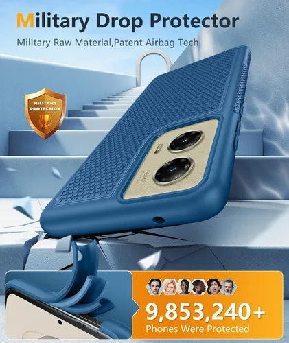 Miniatura 573 de FNTCASE Funda para iPhone 17 Pro: Fundas delgadas translúcidas de color azul claro compatibles con MagSafe, protección completa de la cámara