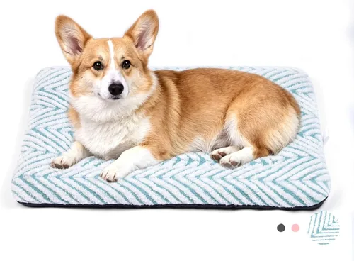 Miniatura 36 de Mora Pets Almohadilla para jaula para perros, alfombra para jaula de perrera para perros pequeños, lavable, bonita cama de estrella para mascotas