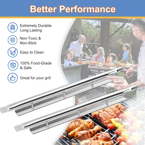 Miniatura 5 de Recambio de tubo para quemadores de parrilla para horno Viking 316-911, VGBQ 30 en serie T, VGBQ 41 en serie T y otros modelos de parrillas de gas