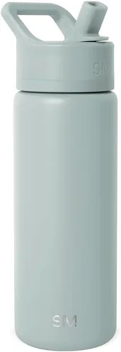 Miniatura 108 de Simple Modern botella de agua reutilizable con tapa con pajilla, de acero inoxidable con aislamiento al vacío, para gimnasio, viajes y deportes