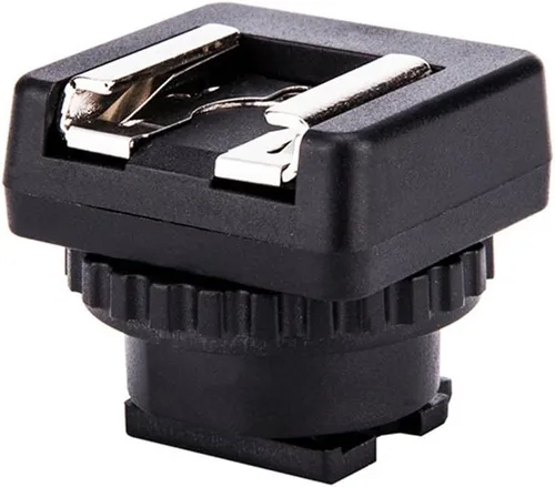 JJC Micrófono y luz LED convertidor adaptador de zapata fría para Sony FDR-AX53 AX43 AX45 AX33 AX60 AX100 AX700 HDR-CX675 CX680 CX900 CX400E CX510E