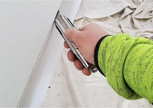 Miniatura 6 de OLFA Cuchillo utilitario resistente de 0.709 in (MXP-L) - Cuchillo de precisión de agarre antideslizante multiusos con mango de aluminio y hoja a
