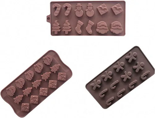 Miniatura 13 de Molde de fondant para bricolaje, flores, cola de sirena, hojas, lindo molde de silicona para pastel de caramelo de chocolate, vela de arcilla hecha
