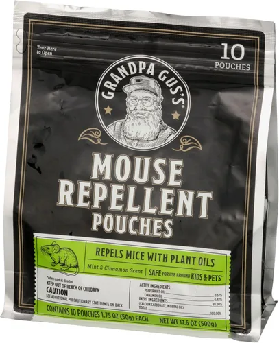 Miniatura 3 de Grandpa Gus's Bolsas repelentes naturales para ratones, aceites de canela/menta repelen a los ratones de anidar