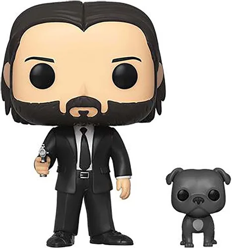 Miniatura 3 de Funko Películas: John Wick - John en traje negro con perro amigo
