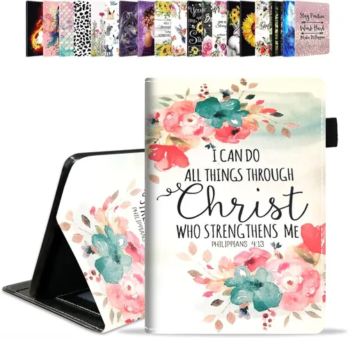 Miniatura 13 de Funda para tablet Amazon Kindle Fire HD 10 de 10.1" (9ª/7ª generación, versión 2019/2017) – Funda de piel sintética con función de encendido