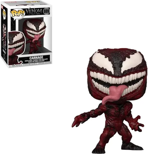 Miniatura 2 de POP Marvel: Venom 2 Let There Be Carnage - Figura de vinilo de Funko Carnage [Cletus Kasady] (paquete con funda protectora de caja compatible)