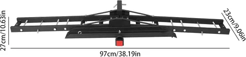 Miniatura 2 de Adjustable Road Bike Storage Bracket Anti Tilt Auto Trailer Holder Rust Proof for SUVs Cars Trucks