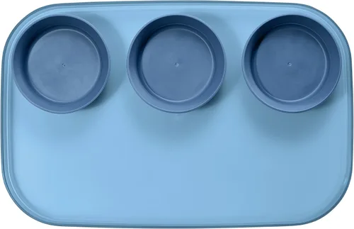 Miniatura 2 de madesmart dipware - Bandeja de 3 tazones, apilables y extraíbles para embutidos, guacomole, aperitivos, verduras, apto para lavavajillas
