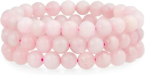 Miniatura 51 de Bling Jewelry Juego de 3 pulseras elásticas unisex apilables con cuentas redondas de 0.315 pulgadas para mujeres, adolescentes y hombres, multihebra