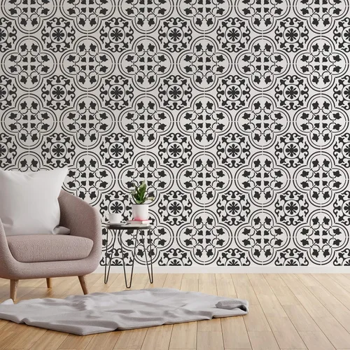 Miniatura 4 de 8 plantillas de suelo para pintar plantillas de pared de 4 x 4 pulgadas para pintar paredes, plantillas de piso de concreto, plantillas de dibujo