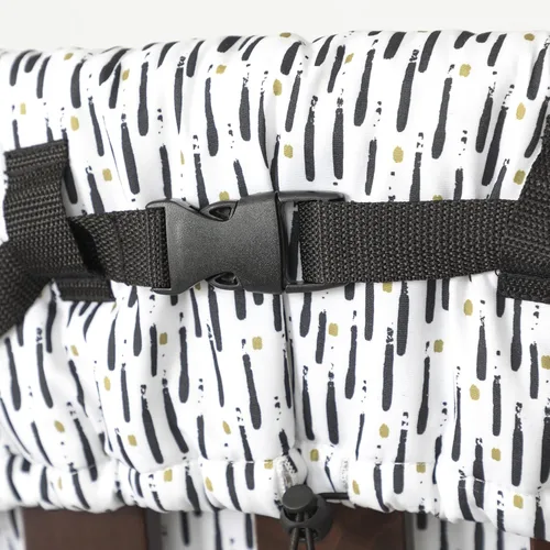 Miniatura 9 de Nuby On The Go Silla de viaje portátil para bebés y niños pequeños, correas ajustables de seguridad de 5 puntos, más de 6 meses, se pliega en una