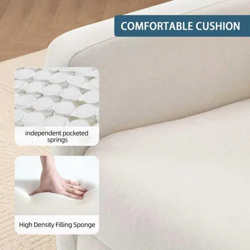 Miniatura 5 de Ketaiyou Silla reclinable giratoria eléctrica, con respaldo alto, silla mecedora eléctrica para guardería, puertos USB y tipo C, sillón reclinable
