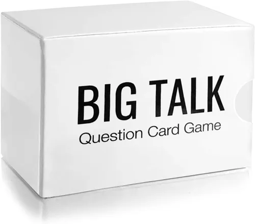 BIG TALK Juego de cartas de preguntas para iniciadores de conversación – Preguntas profundas para conexiones significativas – Divertidos juegos de