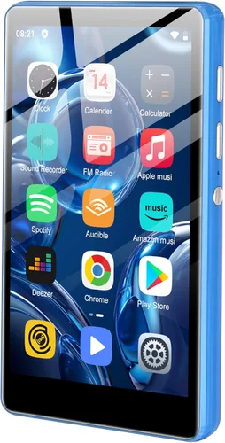 Miniatura 10 de SWOFY M503Pro - Reproductor MP3 de 80 GB con Bluetooth y WiFi, pantalla táctil de 4.0 pulgadas, reproductor de MP3 con altavoz, reproductor