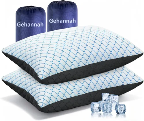Miniatura 8 de Almohada de Viaje - Paquete de 1 Almohada Grande Compresible para Acampar para Dormir - Espuma de Memoria Triturada con 1 Bolsa de Almacenamiento