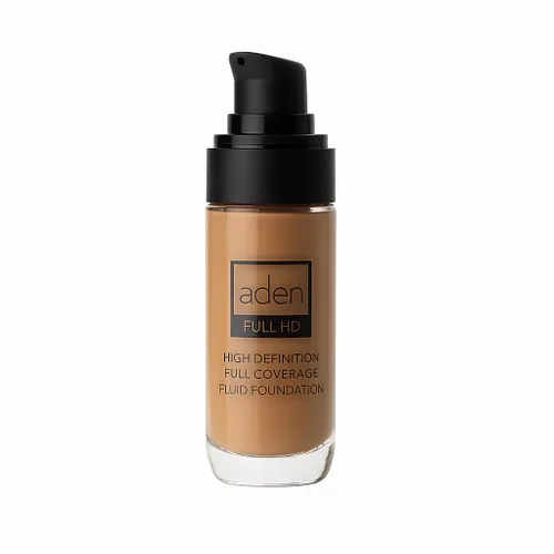Miniatura 9 de aden Base de maquillaje fluida, 0.7 fl oz, resistente al sudor y al agua, base de cobertura completa, larga duración y alta definición, sin 04