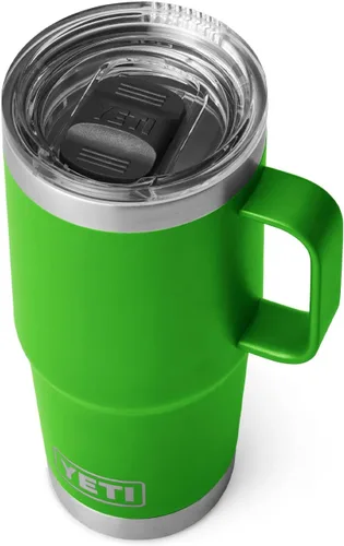 Miniatura 29 de YETI - Vaso de viaje Rambler de 20 onzas, de acero inoxidable, aislada al vacío con tapa fuerte Stronghold Blanco