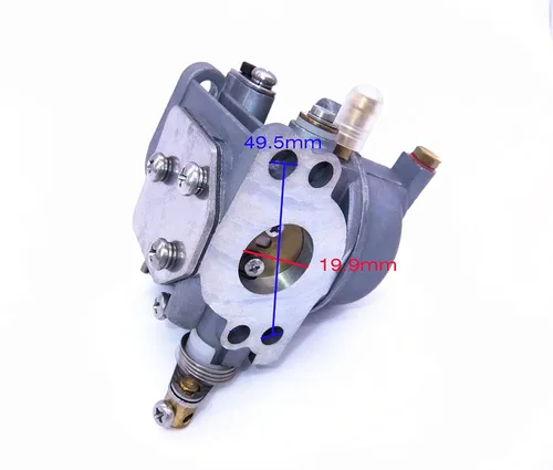 Miniatura 7 de Conjunto de carburador de carbohidratos para motor de barco 67D-14301-13 67D-14301-12 67D-14301-11 67D-14301-10 para Yamaha 4 tiempos 4hp 5hp motor