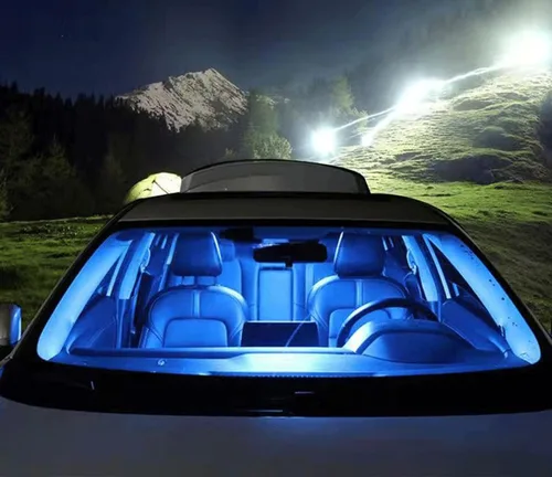 Miniatura 3 de MAIKHA Kit de luz LED para placa de matrícula, cúpula de coche, repuesto para Mazda CX3 CX5 CX7 CX9 Azul (Ice Blue)