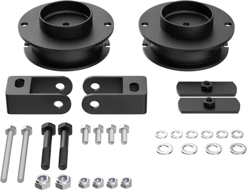 Richeer Kit de nivelación delantera de 2" para ram 2500 4WD 2014-2024, ram 3500 4WD 2013-2024, espaciadores de resorte de puntal de elevación de 2"