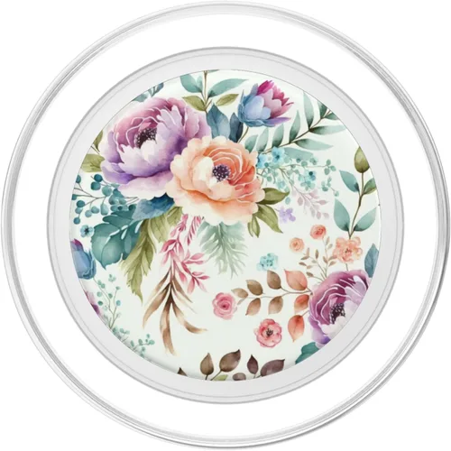 Miniatura 2 de PopSockets MagSafe PopGrip con diseño floral de acuarela botánica para iPhone