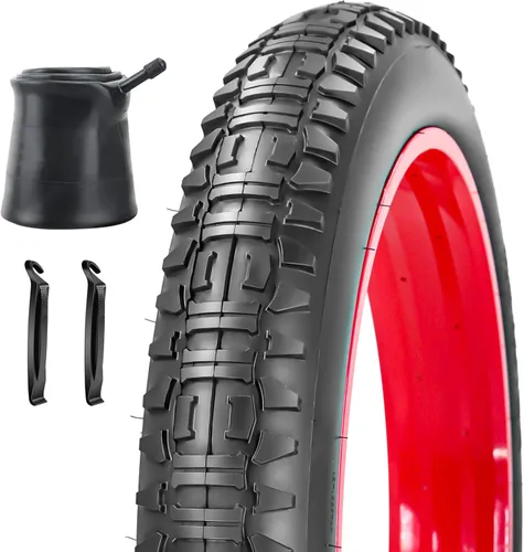 Miniatura 7 de 20x4.0 26x4.0 pulgadas Fat Bike Neumáticos MTB Bicicletas Reemplazo para Mountain Snow All Terrian Trail Bicicletas Triciclo Negro 1 Neumático