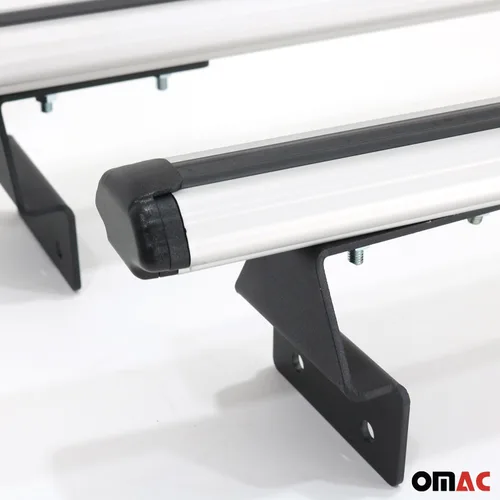 Miniatura 3 de OMAC Portaequipajes para cama de maletero para Nissan Frontier 2005-2021, gris, 2 piezas antirrobo para viajes, kayak, canoa, surf, esquí