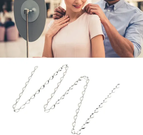 Miniatura 4 de plplaaoo Waist Chain,1 Yard Love Waist Chain for Women,Belly Chains for The Waist,Exquisite Simple Crystal Glass Rhinestones Waist Chain,Belly Chain