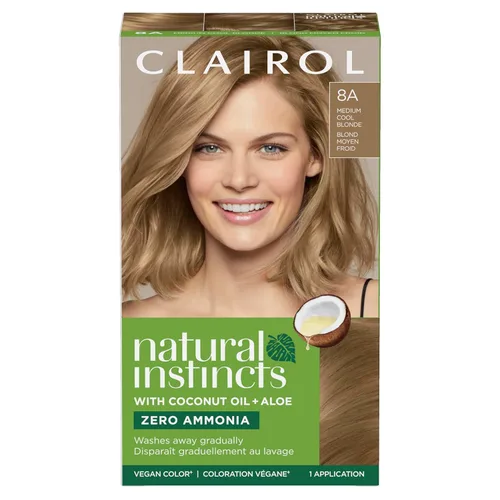 Miniatura 56 de Clairol Natural Instincts - Tinte semipermanente para el cabello, color negro azul 2BB, paquete de 1 unidad 2BB Azul Negro