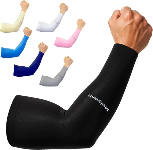 Mangas de brazo para hombres y mujeres de trabajo, 1 par de protección solar UV UPF manga larga tatuaje cubre mangas para cubrir las mangas de los