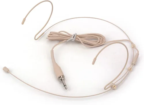 Miniatura 7 de Micrófono de auriculares con doble auricular sobre la oreja Micrófono compatible con sistema inalámbrico Transmisor de Bodypack con cable de 3.9 ft