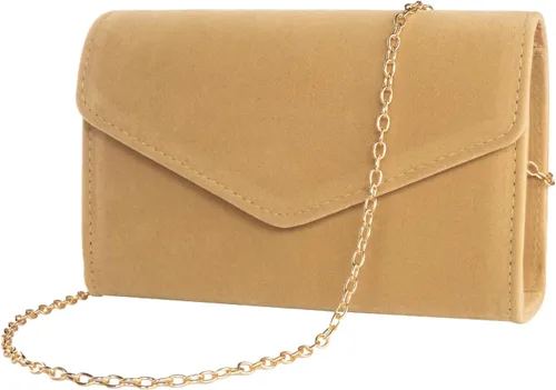 Miniatura 2 de CurvChic Bolso de noche para mujer, bolso de mano de ante sintético, bolso de fiesta, bolso de graduación nupcial