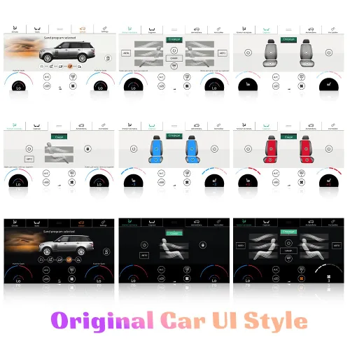 Miniatura 6 de para Land Rover Range Rover Vogue L405 Aire acondicionado Control de clima Panel AC 10.4 pulgadas LCD pantalla táctil 2013 2014 2015 2016 2017 año